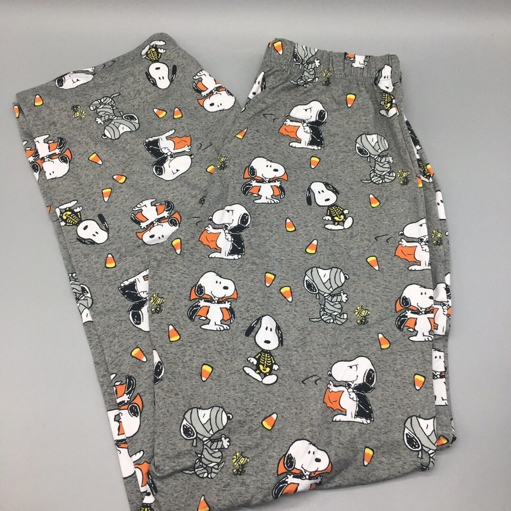 2pc Munki Munki Halloween Snoopy Costume Womens Pajama Set Lounge Size MEDIUM - Picture 4 of 12